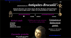 Desktop Screenshot of antiquaire-brocante.com